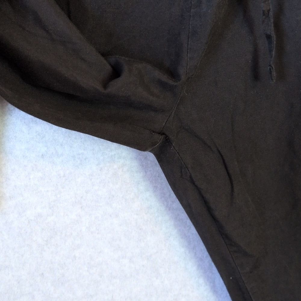 The Scrub Co Black Nurse Scrub Pants Drawstring Elastic Pockets Women's XL - Picture 3 of 4